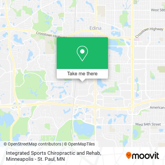 Integrated Sports Chiropractic and Rehab map