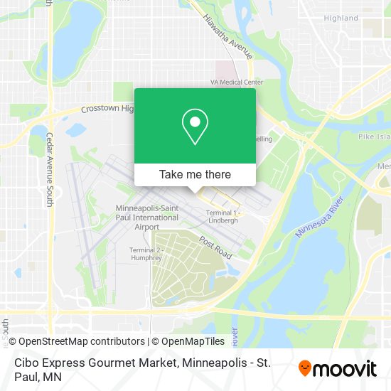 Mapa de Cibo Express Gourmet Market
