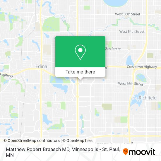 Matthew Robert Braasch MD map