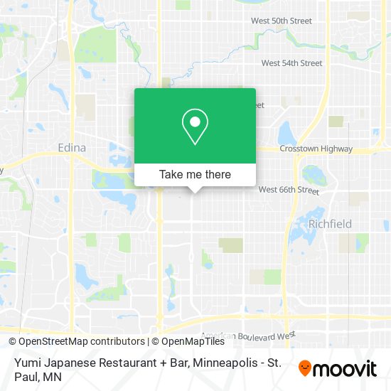 Mapa de Yumi Japanese Restaurant + Bar