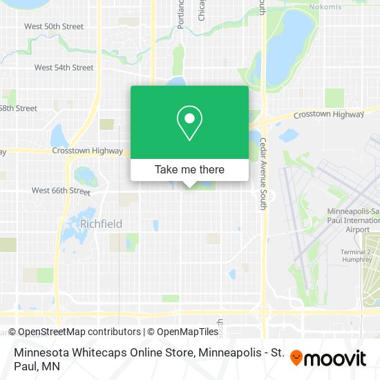 Mapa de Minnesota Whitecaps Online Store