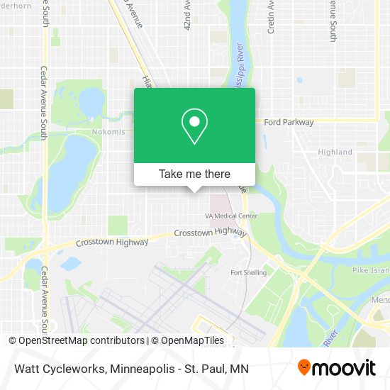 Watt Cycleworks map
