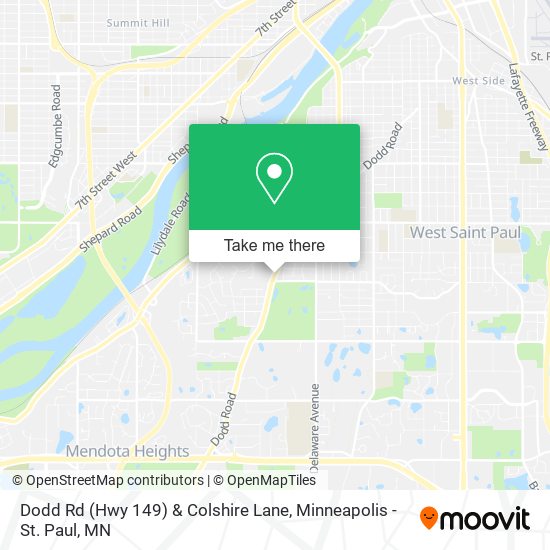 Mapa de Dodd Rd (Hwy 149) & Colshire Lane
