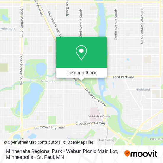 ¿Cómo llegar a Minnehaha Regional Park Wabun Picnic Main Lot en