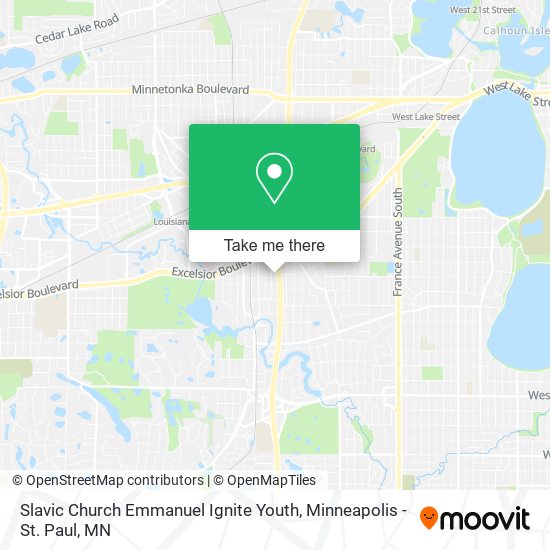 Slavic Church Emmanuel Ignite Youth map