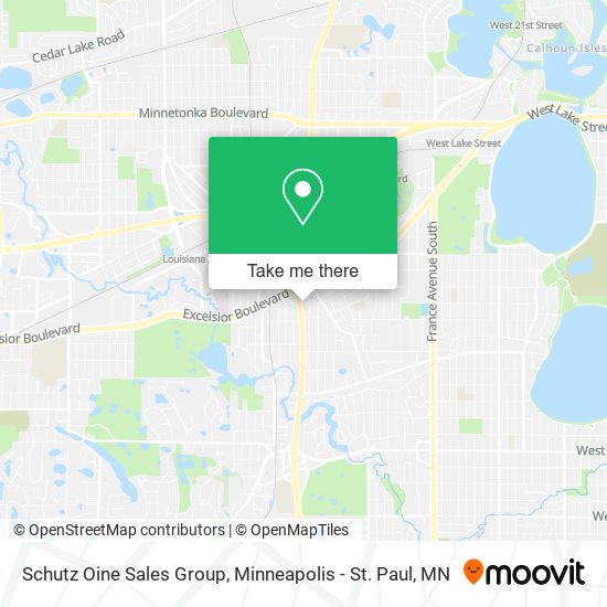 Schutz Oine Sales Group map
