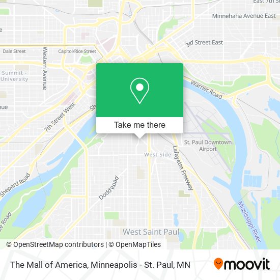 Mapa de The Mall of America