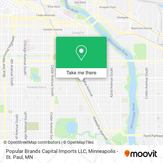 Popular Brands Capital Imports LLC map