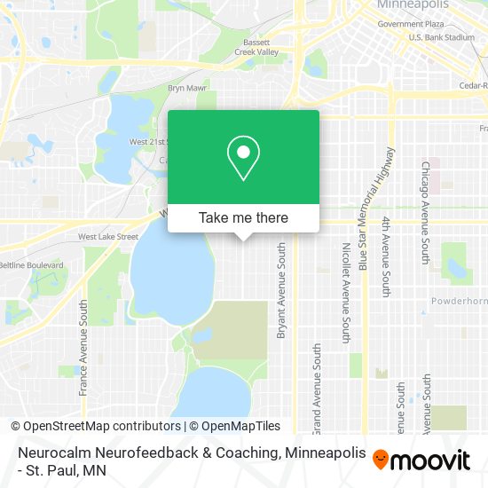 Neurocalm Neurofeedback & Coaching map