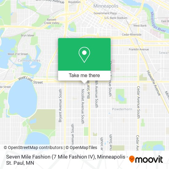 Seven Mile Fashion (7 Mile Fashion IV) map