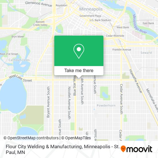 Mapa de Flour City Welding & Manufacturing