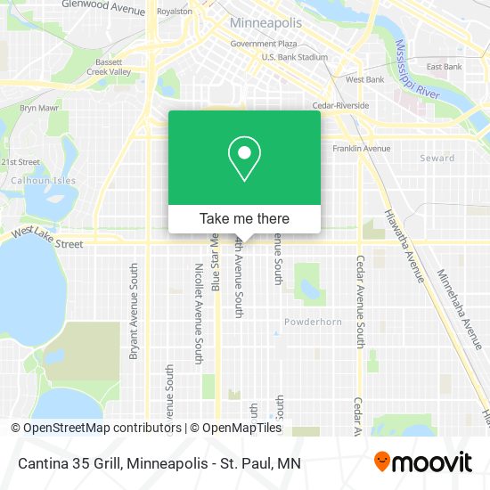 Mapa de Cantina 35 Grill