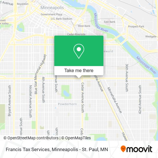 Mapa de Francis Tax Services