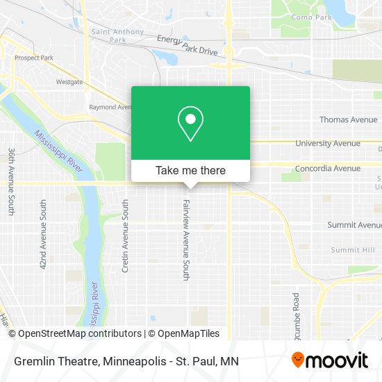 Mapa de Gremlin Theatre