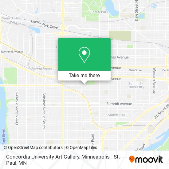 Concordia University Art Gallery map