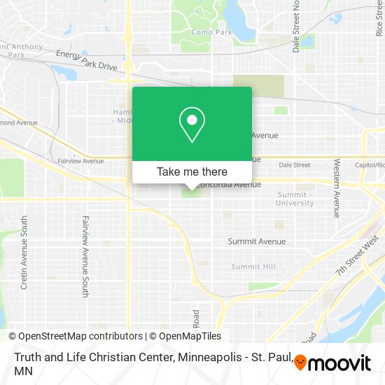 Mapa de Truth and Life Christian Center