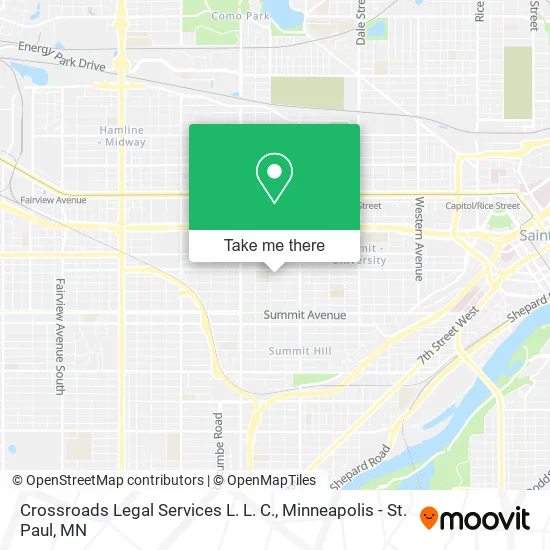 Crossroads Legal Services L. L. C. map