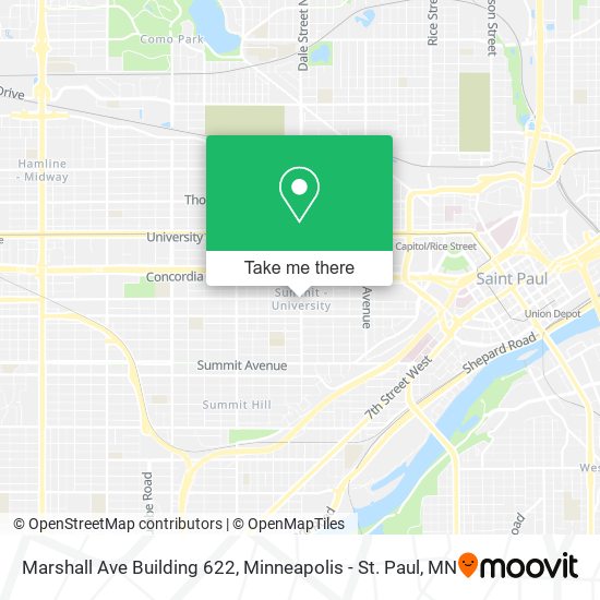 Mapa de Marshall Ave Building 622