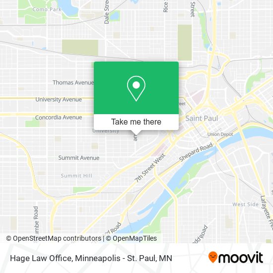 Mapa de Hage Law Office