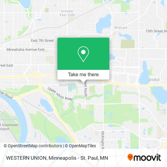 WESTERN UNION map