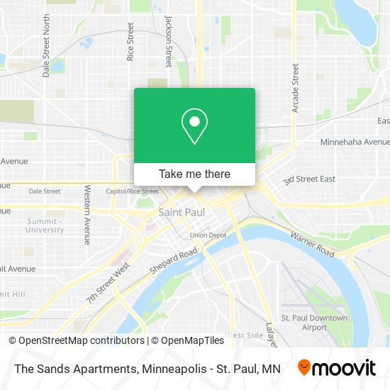 The Sands Apartments map