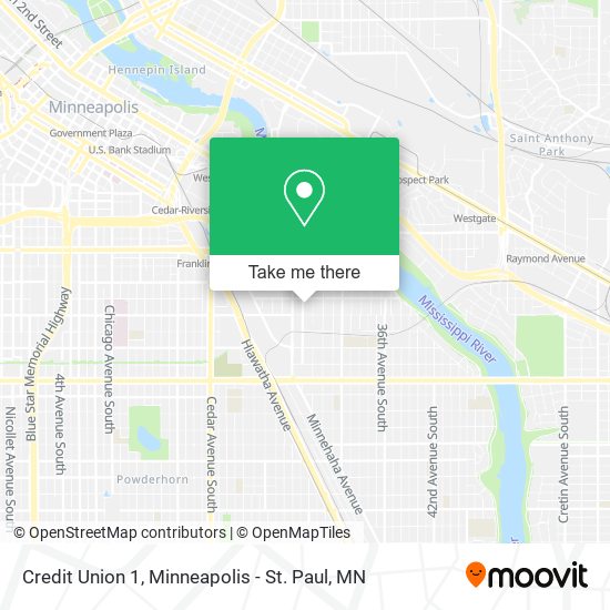 Credit Union 1 map