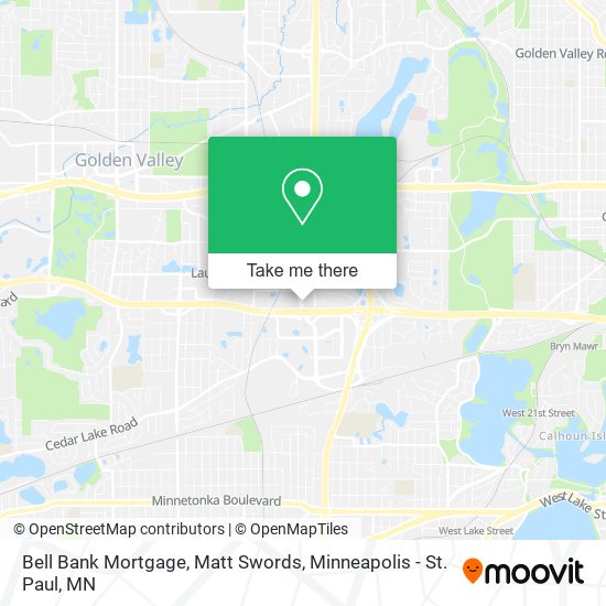 Bell Bank Mortgage, Matt Swords map