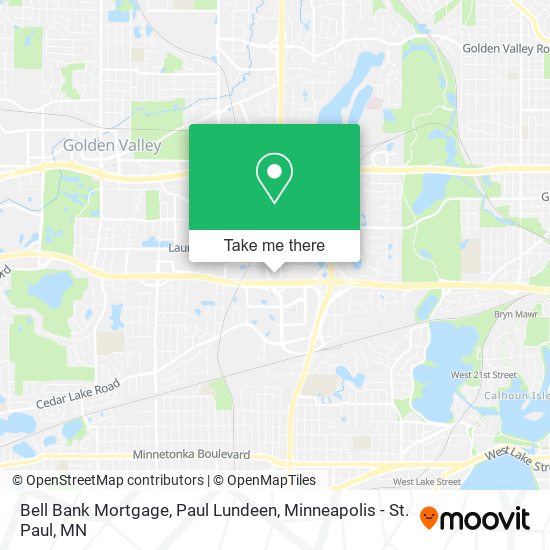Bell Bank Mortgage, Paul Lundeen map