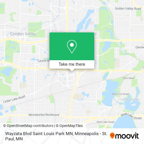 Mapa de Wayzata Blvd Saint Louis Park MN