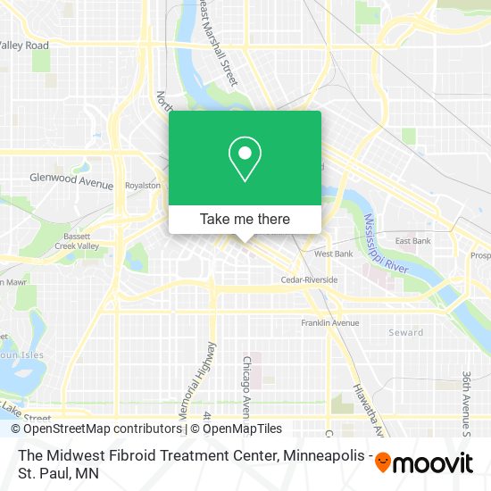 Mapa de The Midwest Fibroid Treatment Center