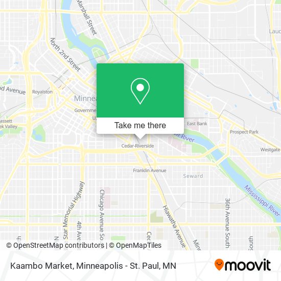 Kaambo Market map