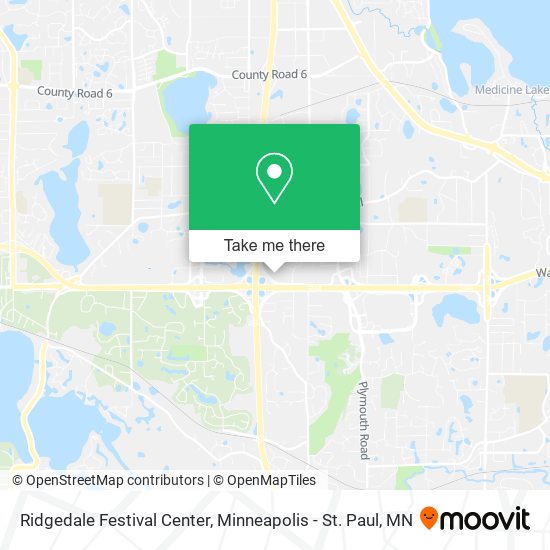 Ridgedale Festival Center map
