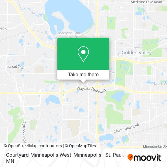 Mapa de Courtyard-Minneapolis West