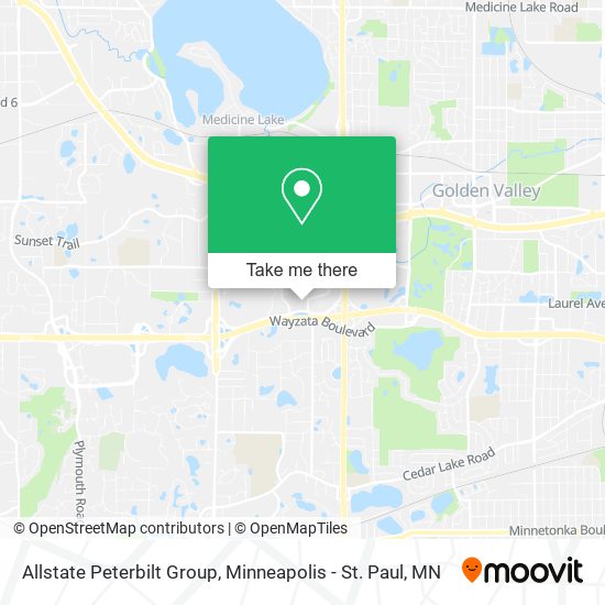 Mapa de Allstate Peterbilt Group