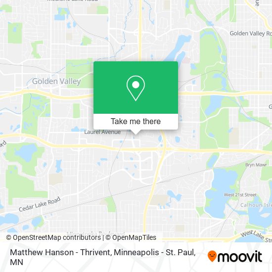 Mapa de Matthew Hanson - Thrivent