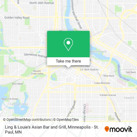Ling & Louie's Asian Bar and Grill map