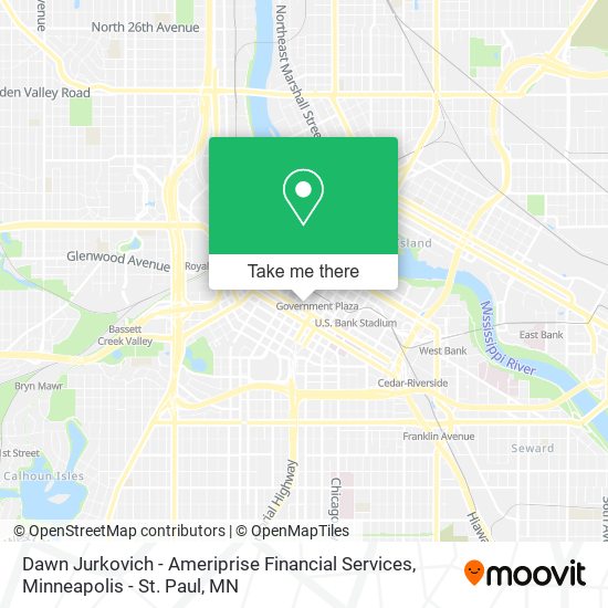 Mapa de Dawn Jurkovich - Ameriprise Financial Services