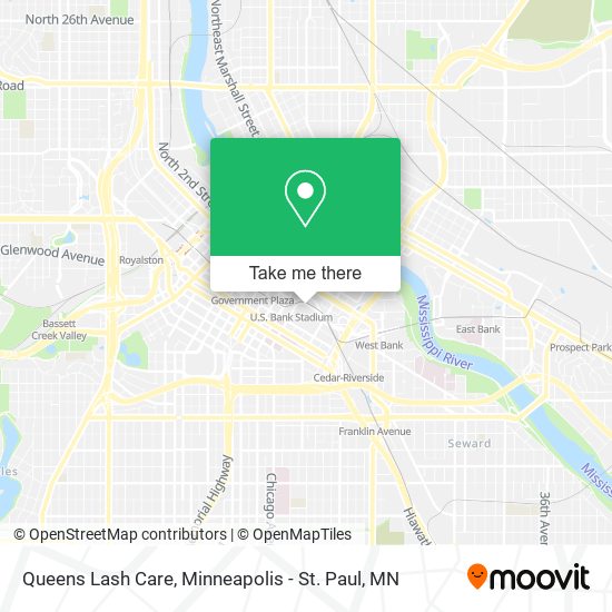 Queens Lash Care map