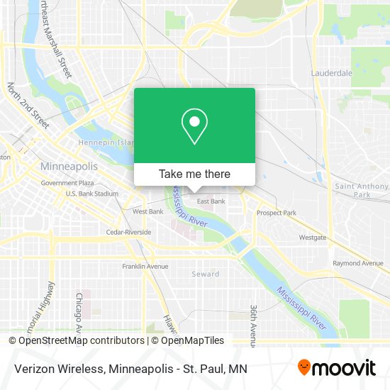 Verizon Wireless map