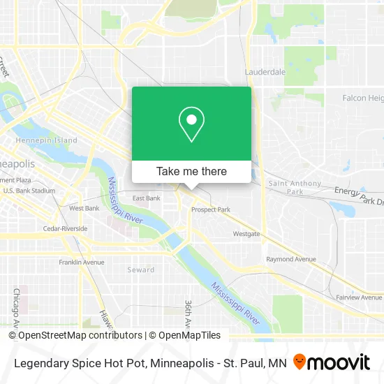 Legendary Spice Hot Pot map