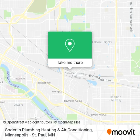 Mapa de Soderlin Plumbing Heating & Air Conditioning