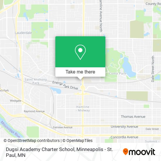 Dugsi Academy Charter School map