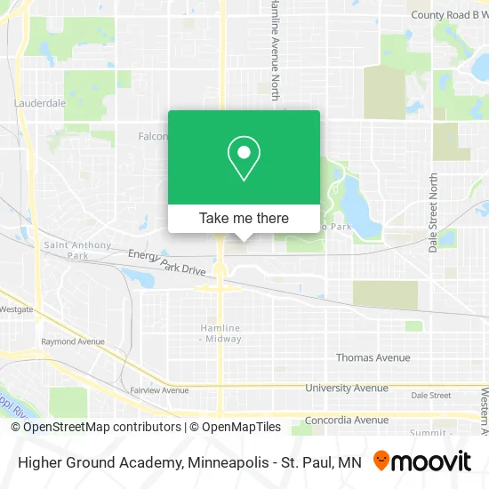Higher Ground Academy map