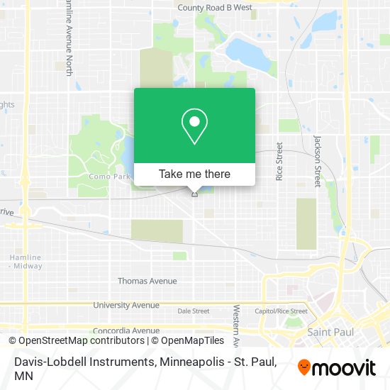 Mapa de Davis-Lobdell Instruments