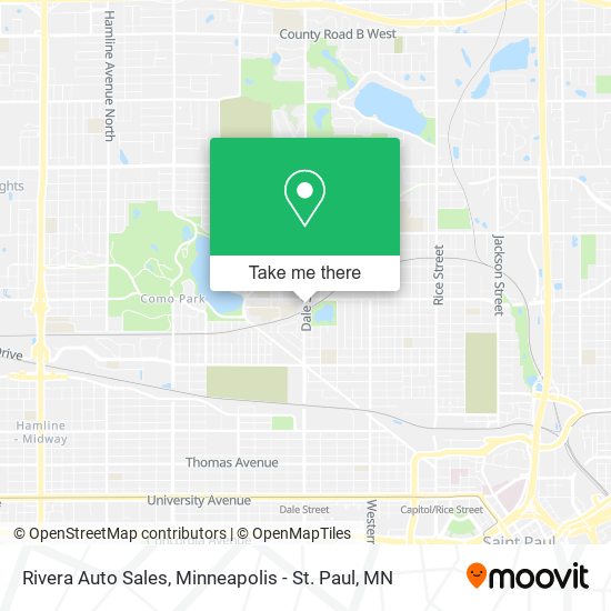Mapa de Rivera Auto Sales