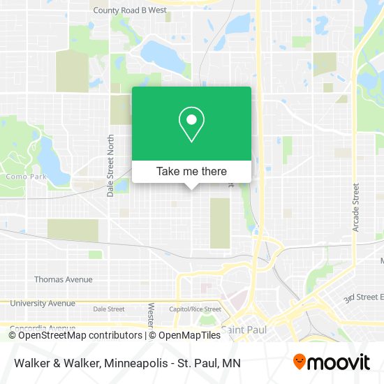 Walker & Walker map