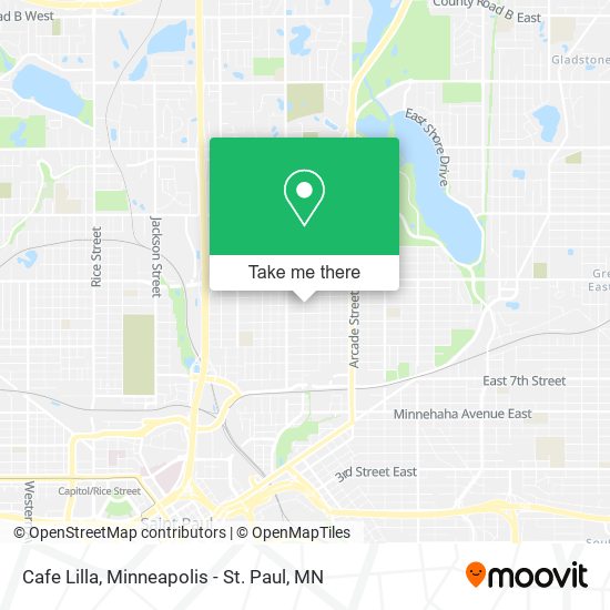 Cafe Lilla map