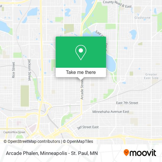 Arcade Phalen map