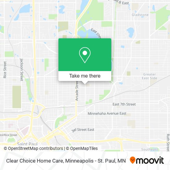 Clear Choice Home Care map