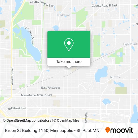 Breen St Building 1160 map
